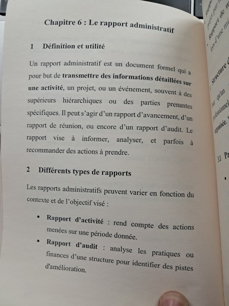 Illustration du contenu du document Rédaction intelligente de documents administratifs